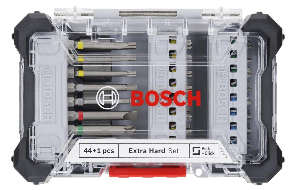 BOSCH Schrauberbit-Set mit Handgriff 44-teilig