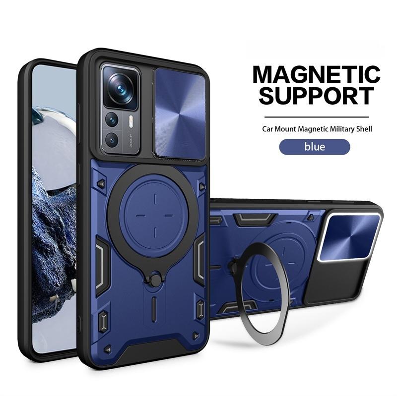 Per Xiaomi 12T Pro 5G Custodia Anello Magnetico per Auto Supporto Armatura Antiurto Coque Xiomi Mi 12T 12 T Xiaomi12T T12 Pro Copertura Protettiva per Lenti