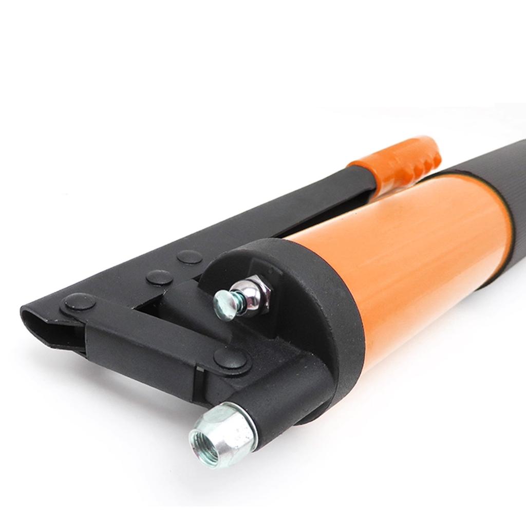 500CC Heavy Duty High Pressure Grease Gun for Truck Excavator, Alloy Manual Lubricator with Zinc Valve for Auto Ship Tractor