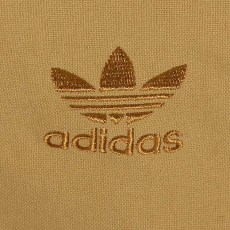 adidas Originals Trefoil Logo Print Warm Stand Collar Sleeveless Vest Men Vest Khaki IC8161
