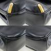 Gucci Old Gucci Shoulder Bag Sherry Line 2-way Clutch Black Calfskin Women Used