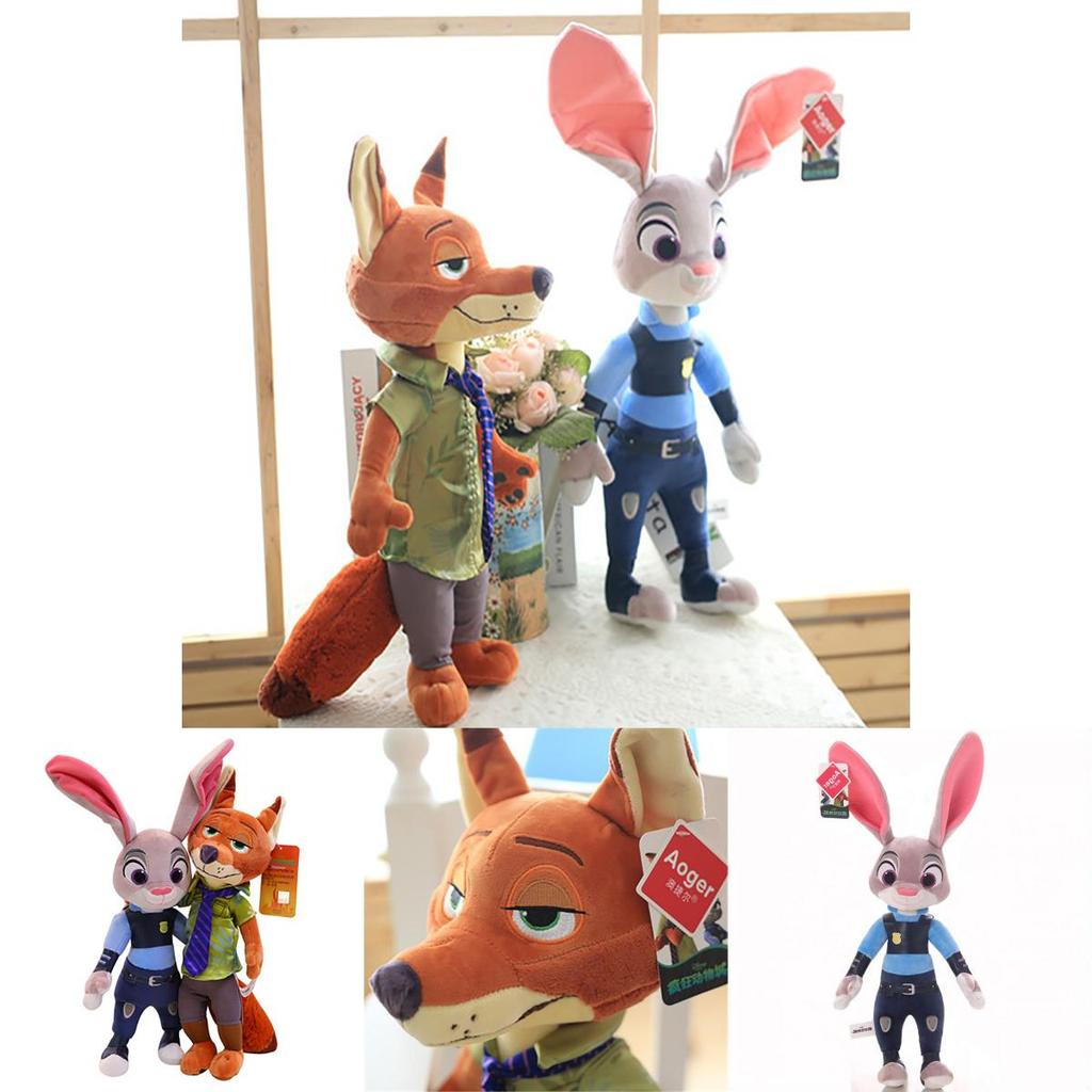 Zootopia/zootropolis Judy Hopps And Nick Wilde Plush Toy Ideal Kids Gift For Fans