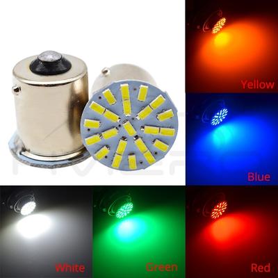 1157 BAY15D 1156 Ba15S 1206 3020 22SMD White LED Brake Turn Light Auto Mobile Wedge Lamp Tail Bulb Super Bright DC 12V