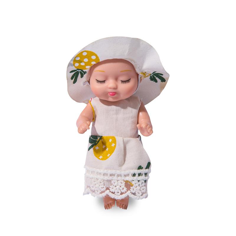 Latest Fashion 11Cm Simulation Rebirth Dolls Plaything Small Cute Sleeping Baby Series Doll Animation Animal Toy For Kids Birthday Gift