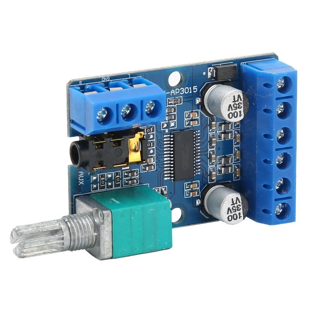 with Volume Control Stereo Dual Channel Module 12V/24V High-Power Amplifier Board DIY Module