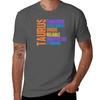 Zodiac Sign Taurus Tshirt Sporty Breathable Short Sleeve Tshirt