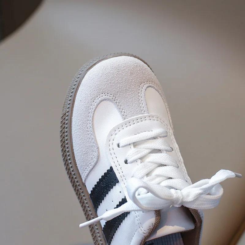 2024 Children Casual Shoes for Girls Autumn New Fashionable Korean Style Soft Bottom Anti-slippery Versatile Chic Trendy Shoes