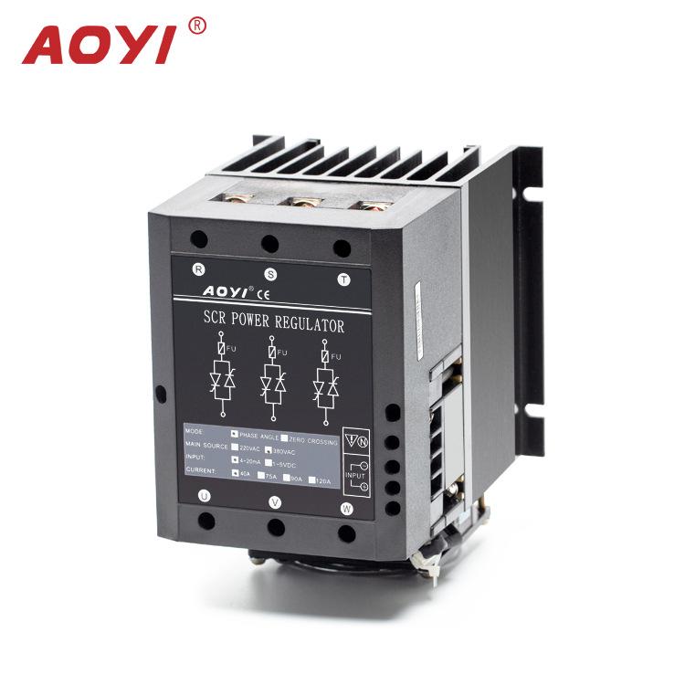 AOYI Three-Phase Four-Wire PRSCR-40LA Silicon Controlled Power Voltage Regulator