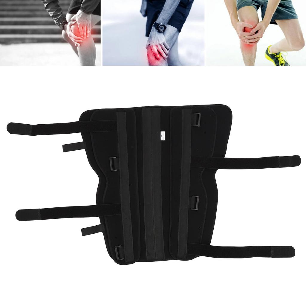 Knee Immobilizer Composite Fabric and Aluminum Alloy   3 Panels Knee Splint