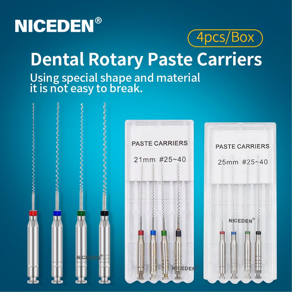 NICEDEN Dental Endodontic Drill Gates Glidden Peeso Reamers Rotary Paste Carriers 32mm/25mm Engine Use Stainless Steel Endo Files