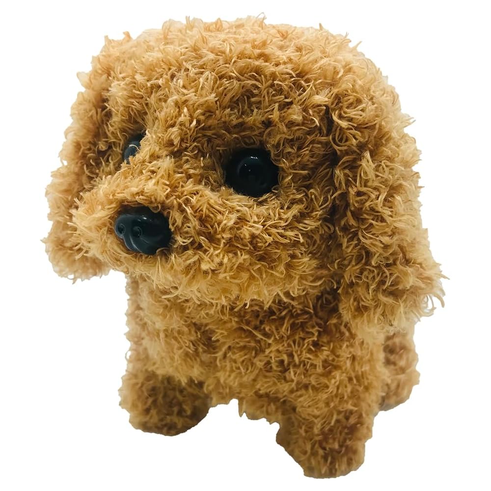 

TKSK Tokotoko Walking Toy Poodle Plush Dog Battery Operated 150mm x 140mm x 90mm for Ages 3 and Up