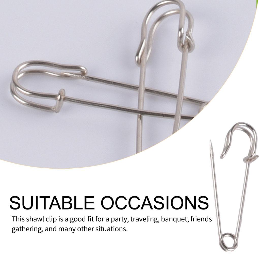 Simple Design Party Banquet 37mm Sweater Infant Diaper Clip Shawl Scarf Nappy Women Safety Skirt Hat Fixture Clips Baby Pin