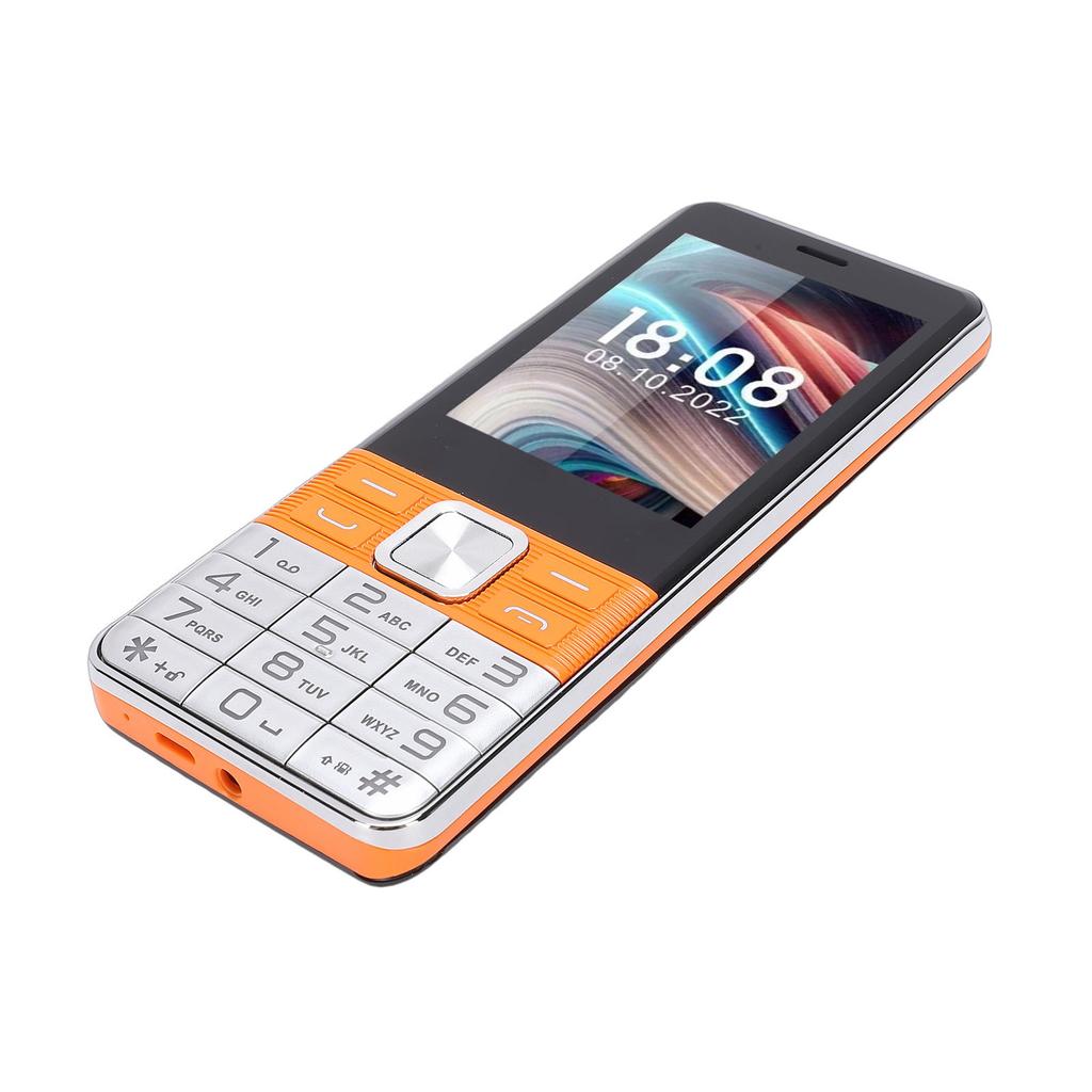 2G Unlocked Phone 2.8 Inch HD Color Screen 4 SIM Card Slots High Volume Speaker Big Keys Mobile Phone Support and 3.5mm Headphone