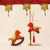 Plush Horse New Year Pendant 2026 Spring Festival Decor Cute Horse Plush Toy Doll  for Car