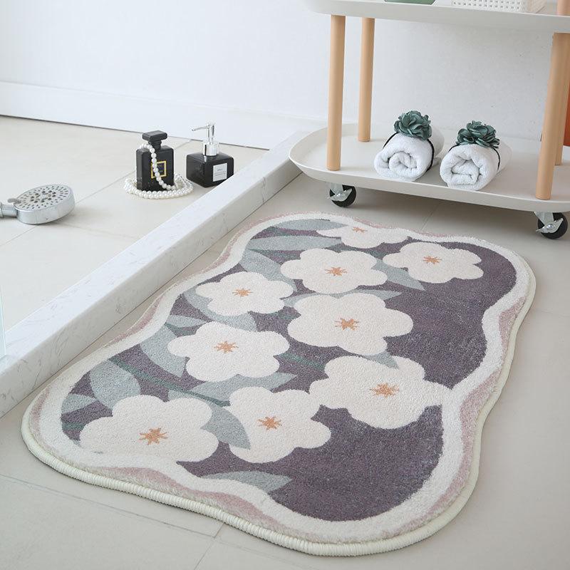 

Bathroom Floor Mat Cute Entrance Non Slip Mat Bathroom Door Household Door Mat Entrance Mat 40 * 60cm