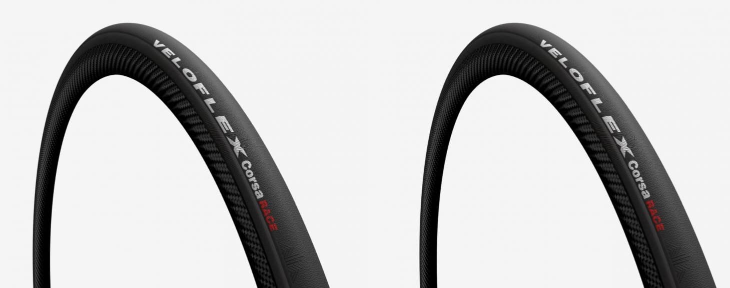 

Veloflex Corsa Race WO Clincher Set из 2 штук 700×25C (Черная/Черная сторона)