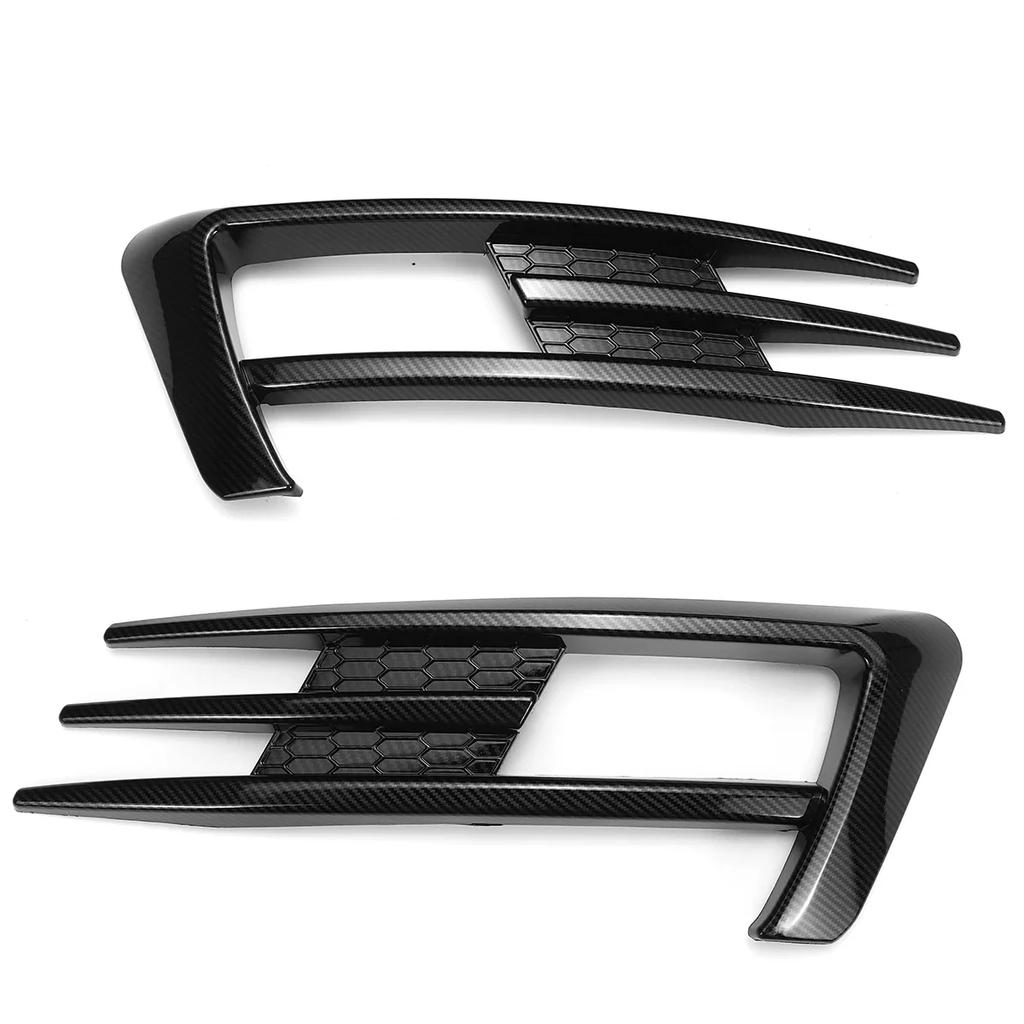 AGLNX1 New Pair Car Front Fog Light Grille Grill For VW Golf 7 MK7 Standard Version 2014 2015 2016 2017 Fog Lamp Lower Bumper Grill