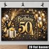2D Sparkle Confetti Gift Box 50th Birthday Photography Background Cloth