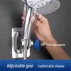 ZISIZ Punch-Free Shower Head and Hose Set
