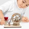 Diy Wooden Hand Generator Kids Science Toy Funny Stem Technology Gadget Physics Kit Educational Toys For Children Learning Toy