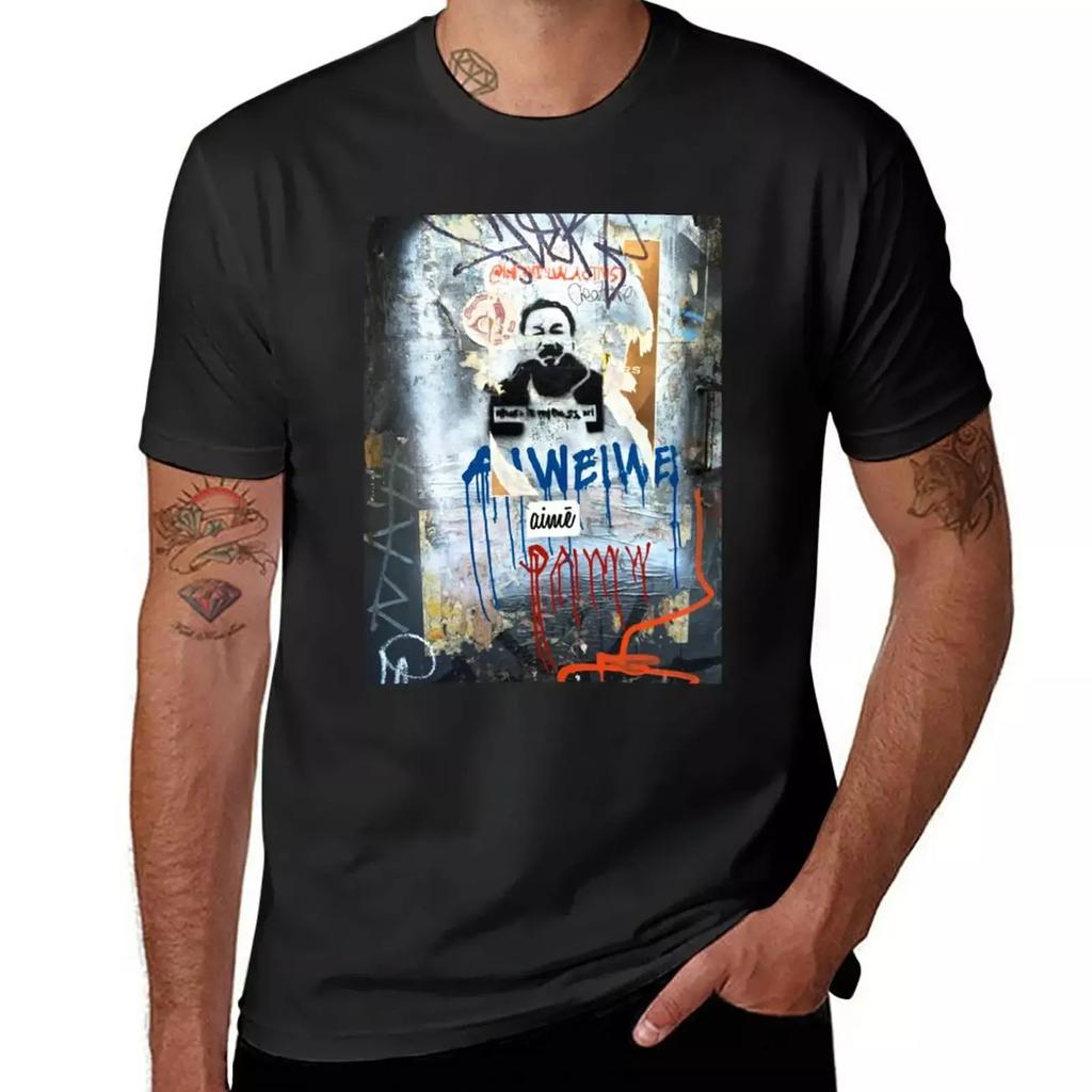 Ai Wei Wei T-Shirt boys whites quick-drying sweat mens plain t shirts