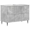 2 Piece Bathroom Cabinet Set ZWOLLE Concrete Grey