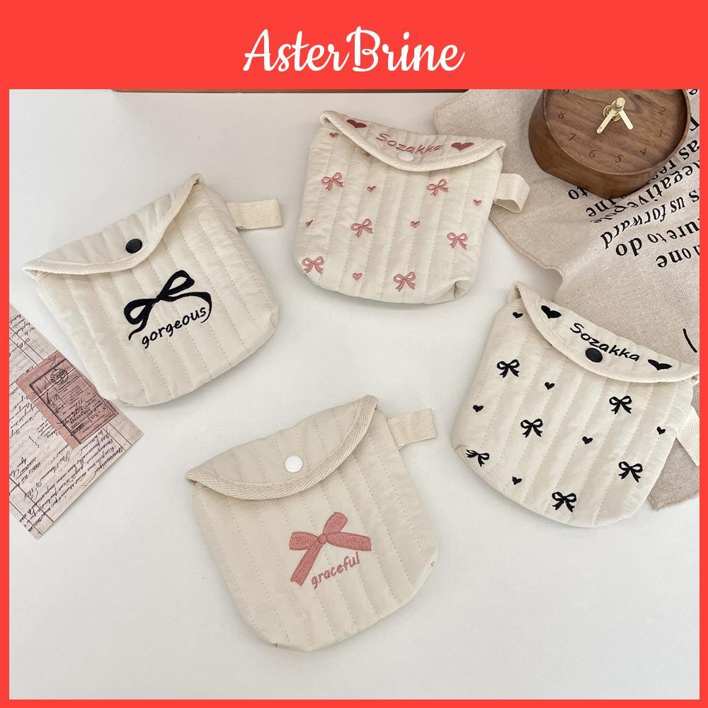 Modern Minimalist Polyester Large Capacity Sanitary Pad Storage Bag For Bedroom Organization