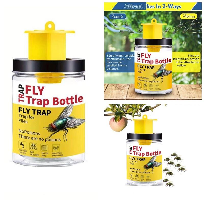 Neue Outdoor Fliegenkiller Flasche Effektive Fliegenfalle für den Außenbereich