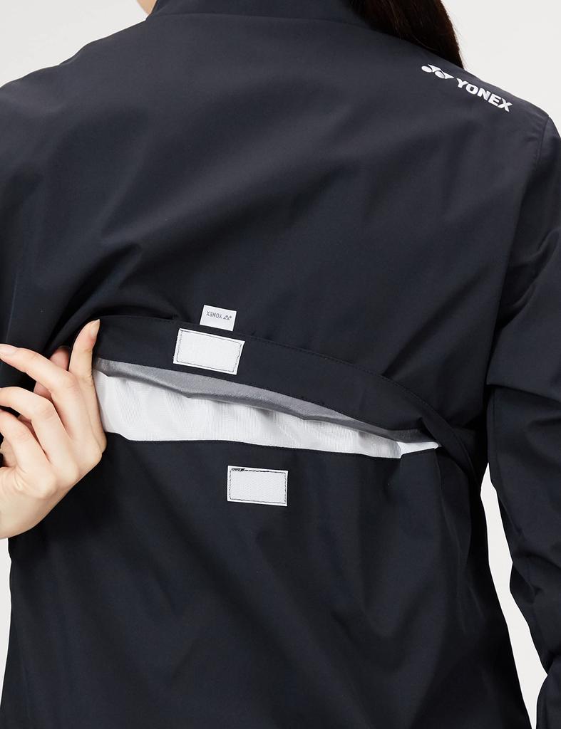 Yonex Jacket Lined Wind Warmer Shirt Black M (Fit Style) Women's (007)
