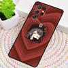 Hu Tao Genshin Impact chibi Silicone Phone Case For Samsung Galaxy note 10 pro S26 S25 S24 S23 S22 S21 Plus S25Ultra Capa Cover