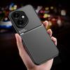 Moire Leather TPU Frame Bumper Case For Honor 400 Pro Built-in Car Magnetic Back Cover For Honor 400 200 300 Pro Lite Case