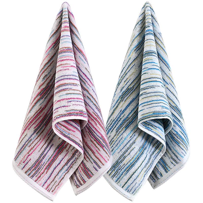 Senmoh Combed Cotton Face Towel 2-Pack