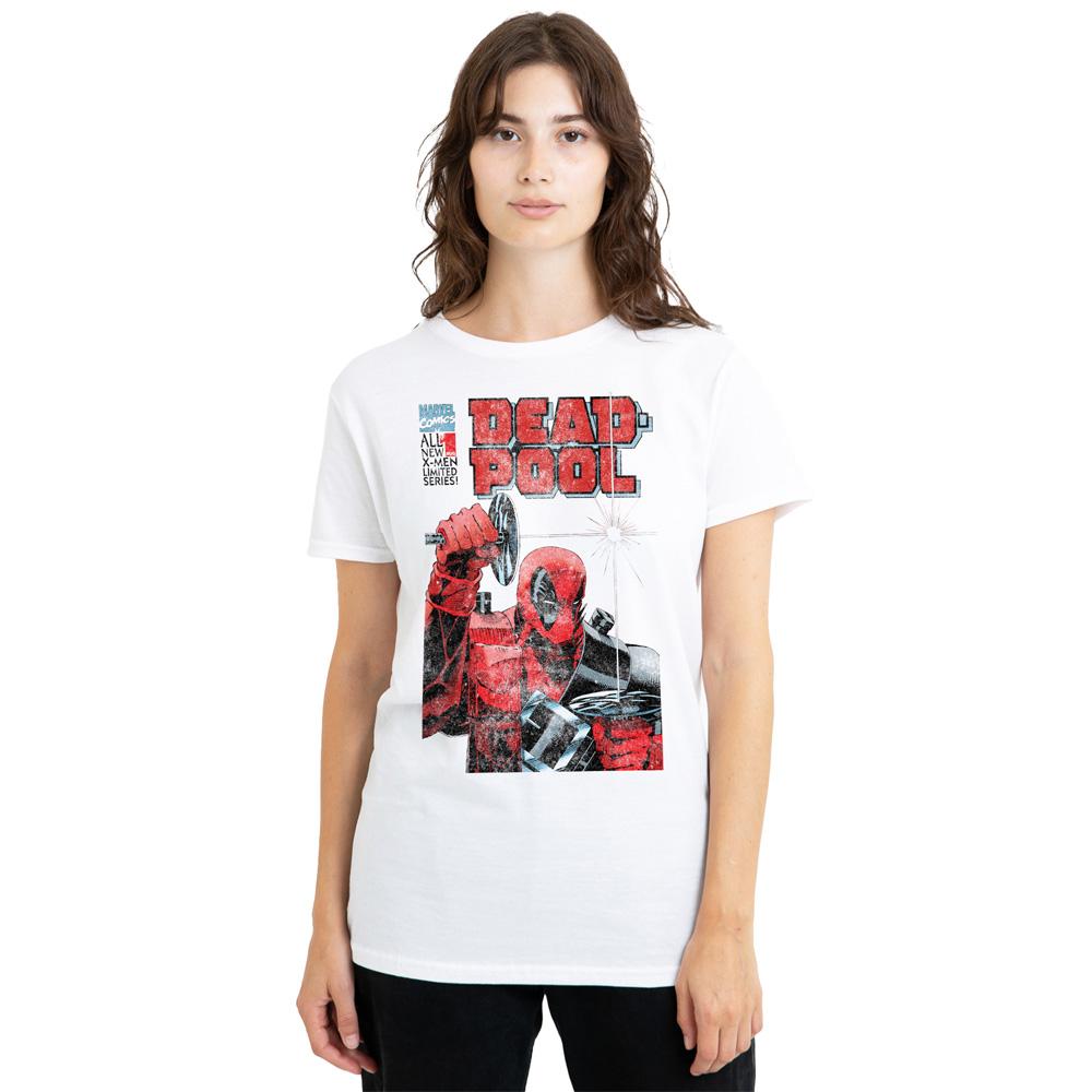 Deadpool Unisex Adult Comic Cover T-Shirt