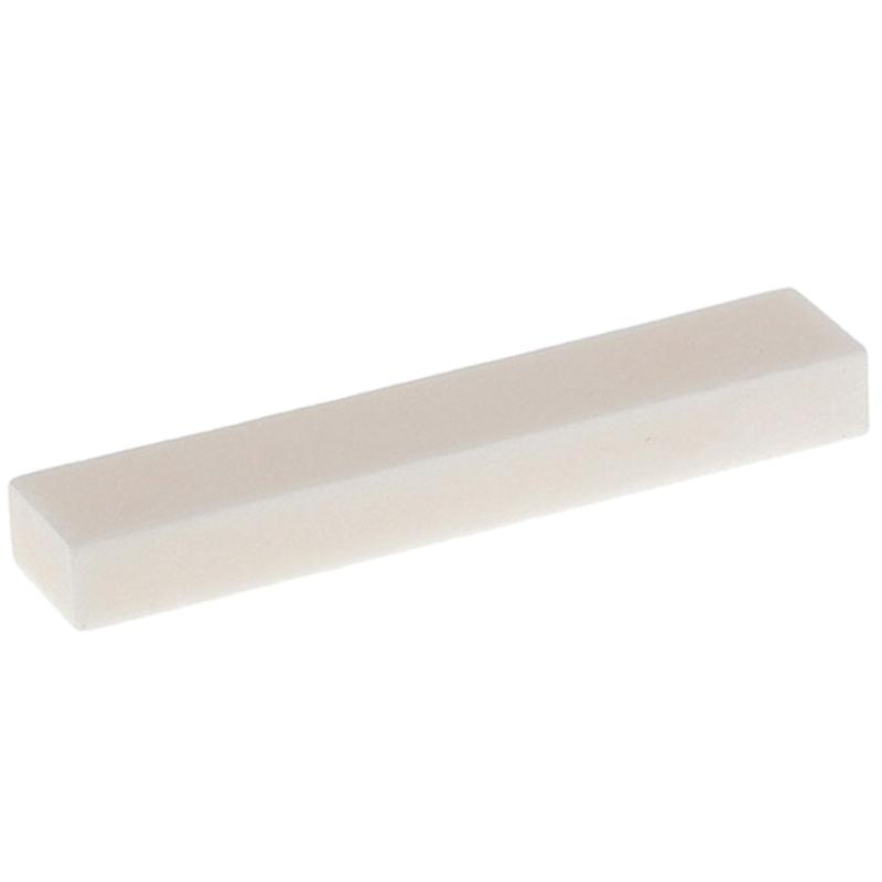 DIY Unslotted Acoustic Guitar Nut Untreated Bone Guitar Nuts Blank Replacement Stringed Instrument Parts Durable