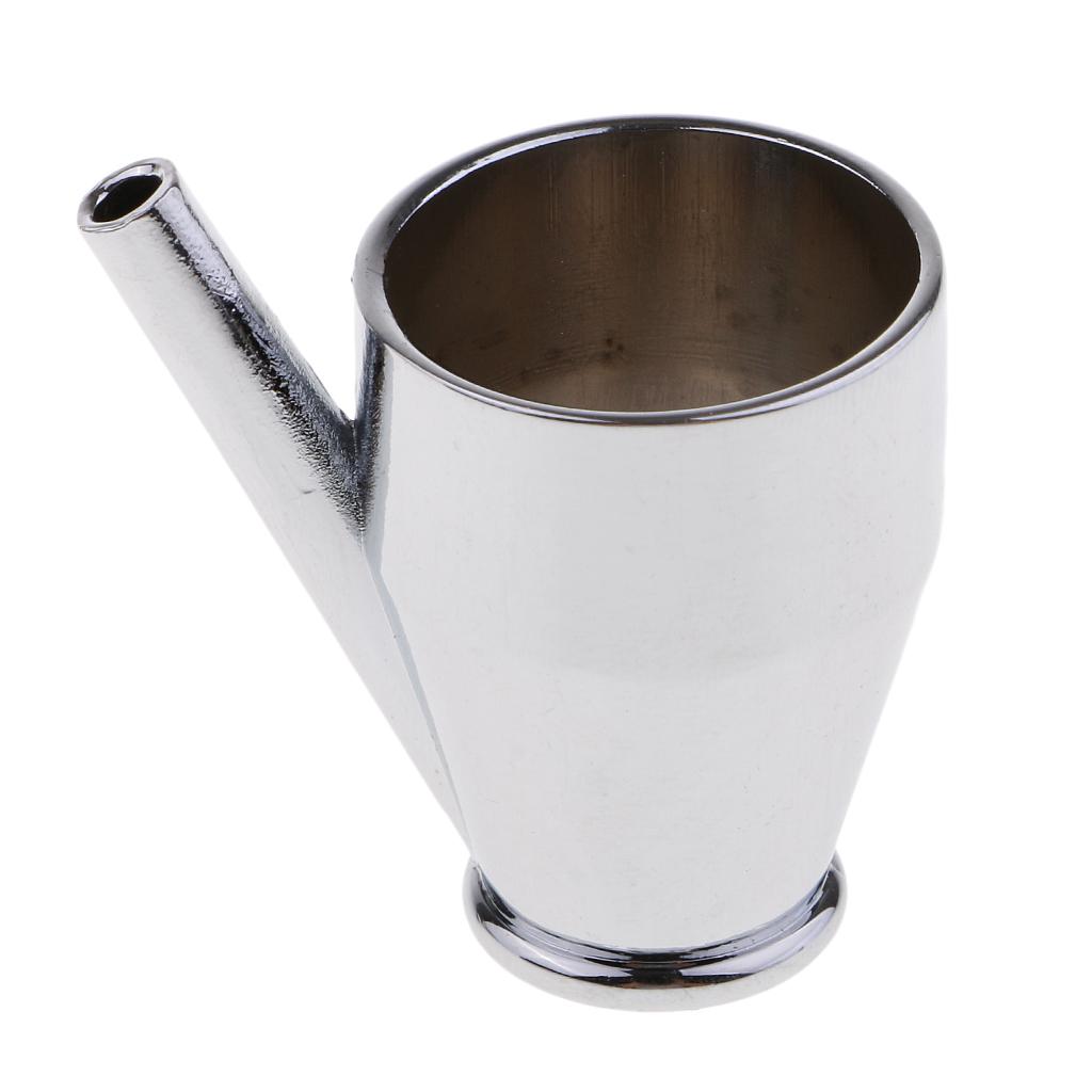 

Precision Metal Airbrush Cup 5ml Detachable Siphon Feed Reservoir for Single Airbrush Spray Color Mixing