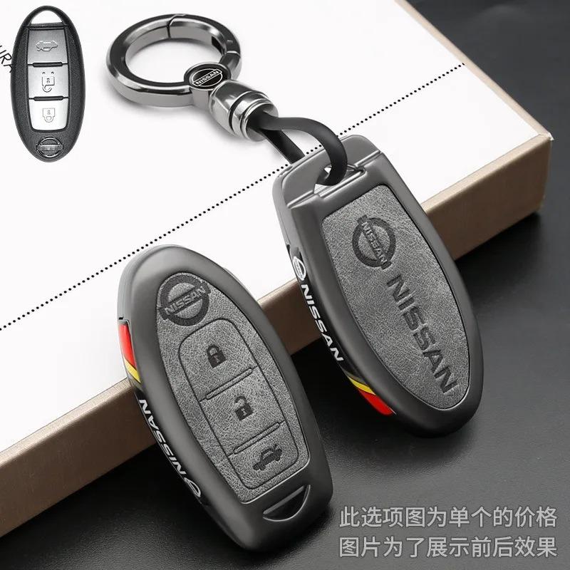 Autofernbedienung Schlüsselhülle Schale Fob Zubehör für Nissan Qashqai X-Trail T32 T31 Juke J10 J11 Kicks Tiida Pathfinder Note