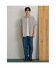 Binpolmen Solid Short Sleeve Shirt Light Gray