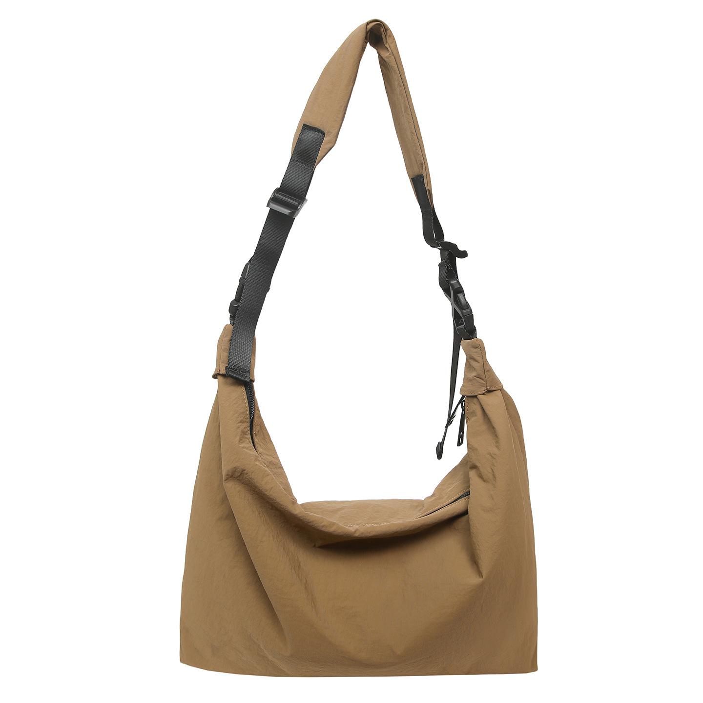 

Large capacity dual-purpose casual nylon bag women s 2025 messenger bag travel light sports backpack shoulder bag women хаки