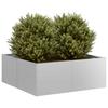 Pot 80X80X30 Cm Galvanized Steel
