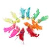 12Pcs Artificial Bird Decor Simulation Bird with Clip Decoration Ornament for Home Garden
