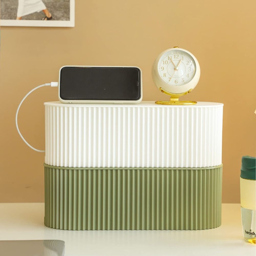Portable Power Line Storage Case Dustproof Wire Storage Box Charger Wire Management