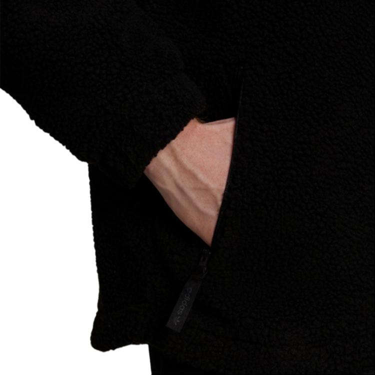 Adidas Originals POLAR FLEECE Jacket Men's Black HN0388