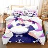 3D Print Anime Kawaii Girls Minato Aqua Bedding Set Single Twin Full Queen King Size Bed Set Adult Kid Bedroom Duvet cover Sets