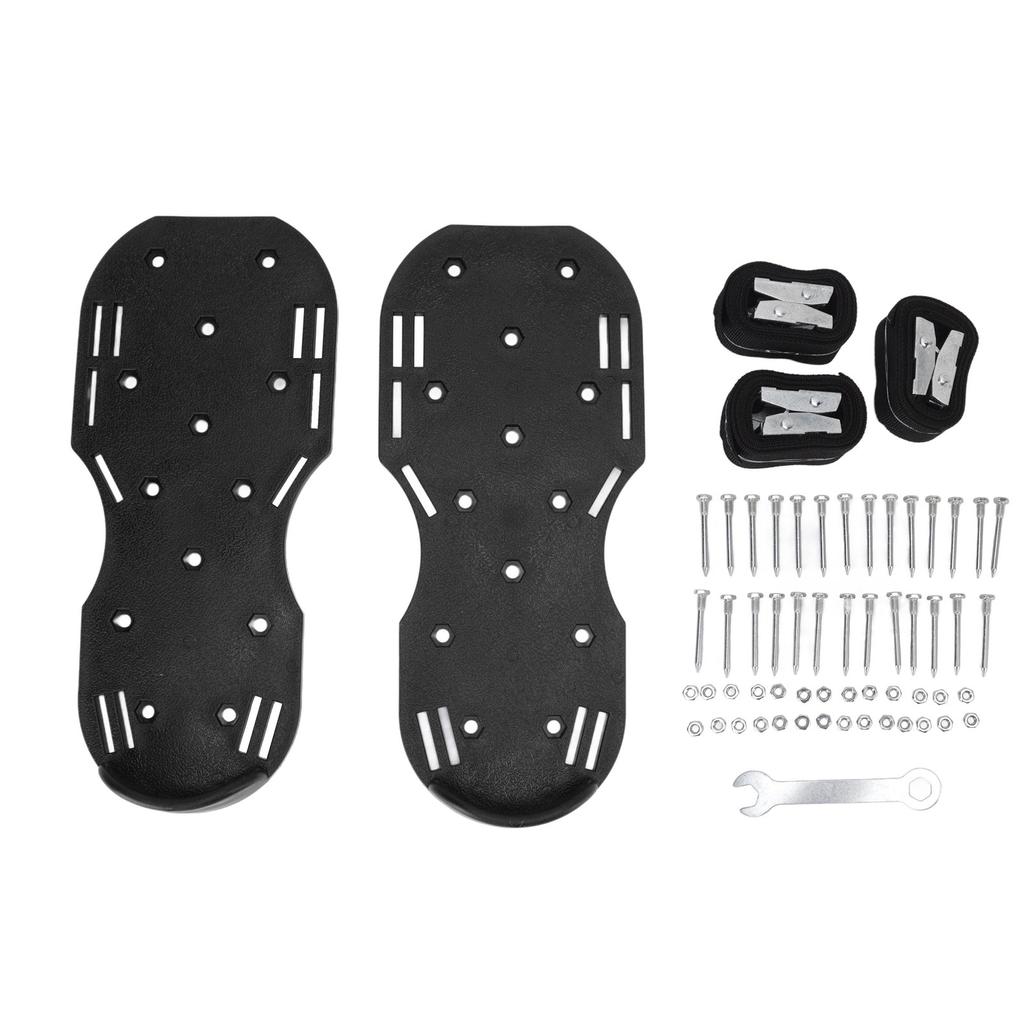 Kézi gyepszellőztető cipő Járó gyepszellőztető Fűszöges cipő Fém csatos pánttal a