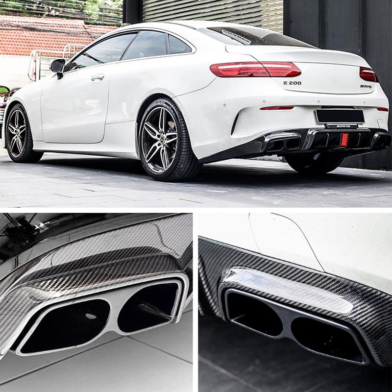 Compatible Mercedes-Benz Brabus Tailpipe for C-Class W205, E-Class W212/W213, S-Class W222 Exhaust Modification