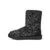 UGG Classic Short 'Sequin Black Grey' Women's 1130650-BLK