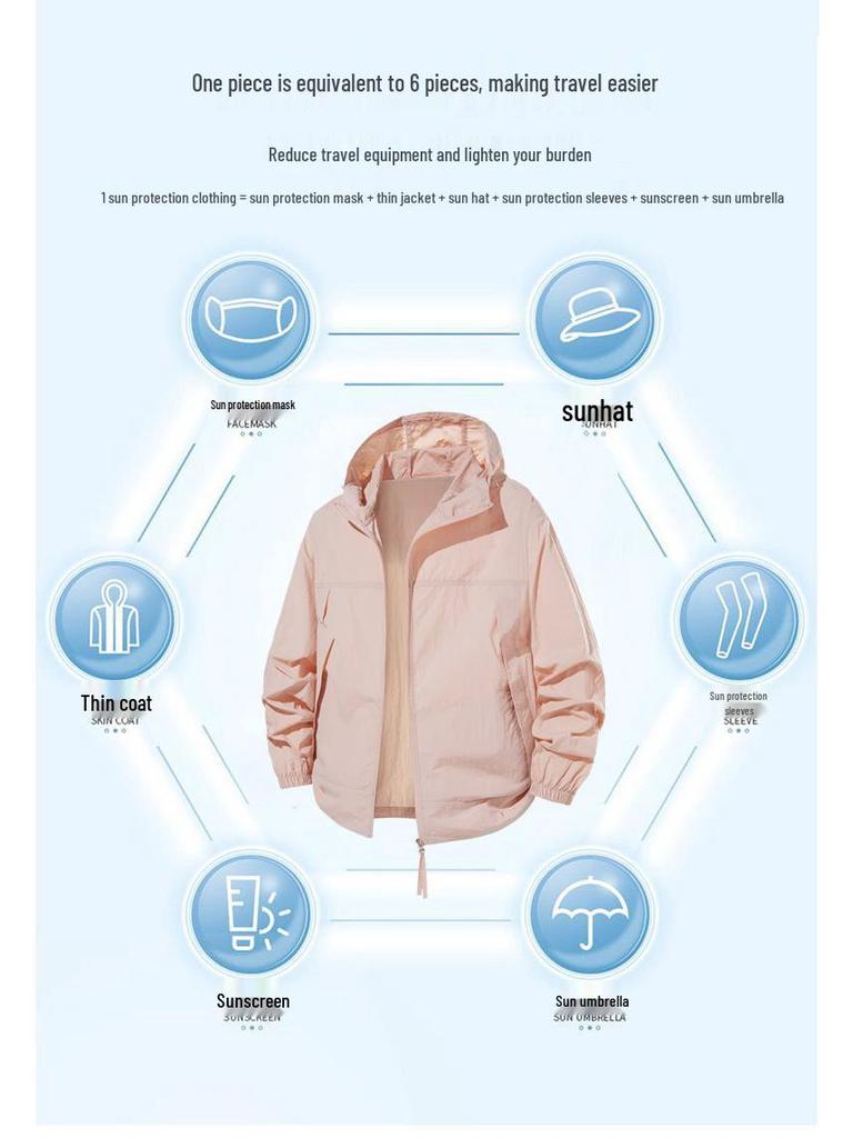Traje deportivo casual de verano para hombre: Conjunto de seda helada transpirable con protección solar.