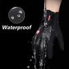 Full Finger Hiking Gloves Windproof Anti-slip Waterproof Climbing Mount Bicycle Touch Screen Men Hiking Climbing Glove