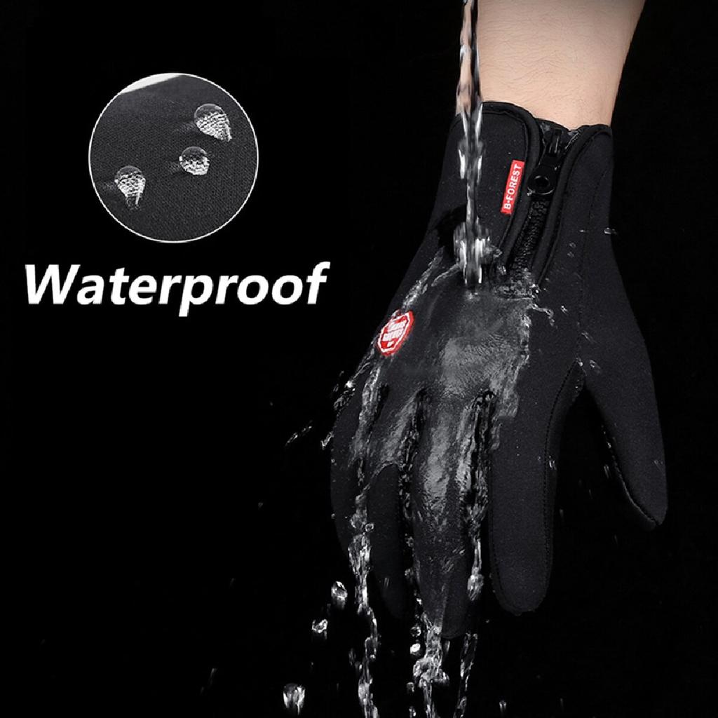 Full Finger Hiking Gloves Windproof Anti-slip Waterproof Climbing Mount Bicycle Touch Screen Men Hiking Climbing Glove