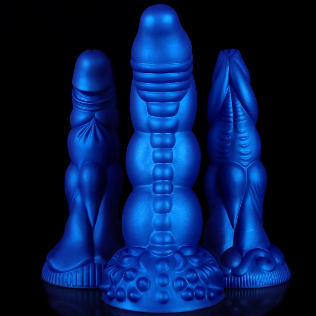 Irregular Simulation Penis Anal Plug Thickening For Male And Female Use Posterior Anal Plug Liquid Silicone Anal Expansion Masturbator